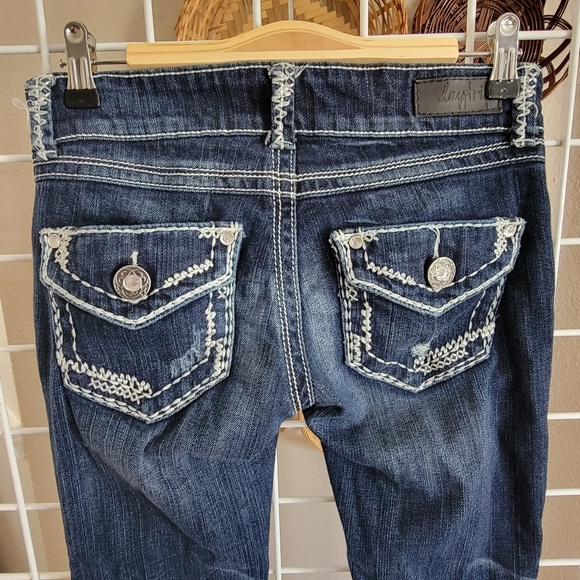 Daytrip Low-Rise Leo Bootcut Sz 26 - Picture 5 of 6